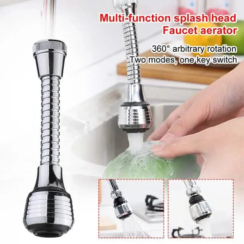 360 Degree Long Faucet Rotatable Shower Faucet For Kitchen