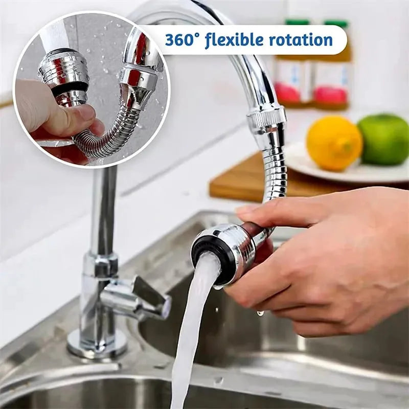 360 Degree Long Faucet Rotatable Shower Faucet For Kitchen