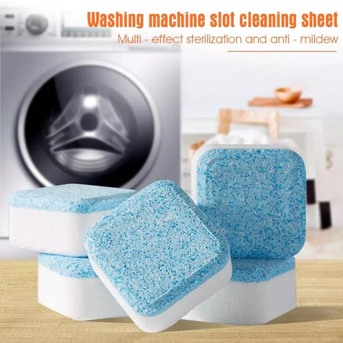 12 Pcs Washing Machine Cleaner Tablets – Washing Machine Cleaning Cube Deep Cleaning Tablets | Washer Drum Cleaner