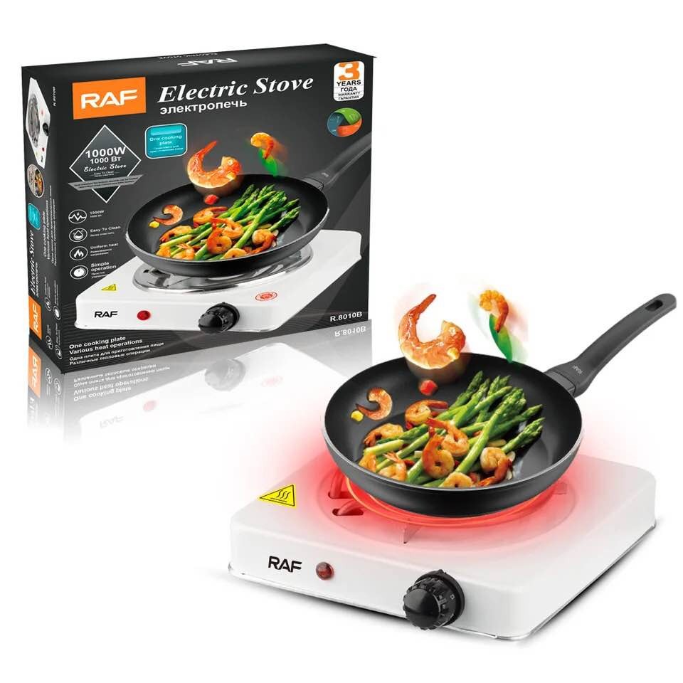 Raf Electric Stove 1000w Single Burner Hot Plate Cooking Appliance