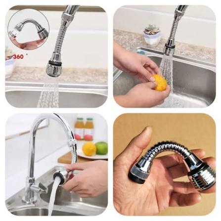 360 Degree Long Faucet Rotatable Shower Faucet For Kitchen