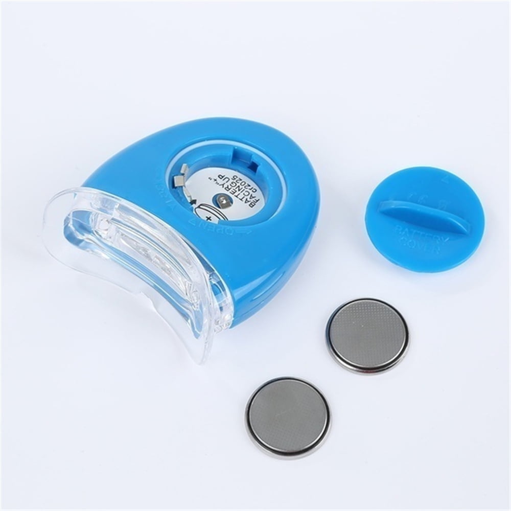 2-in-1 Teeth Whitening Powder + Blue LED Whitening Light Combo Deal
